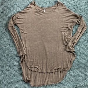 Long sleeve super stretchy thin sweater